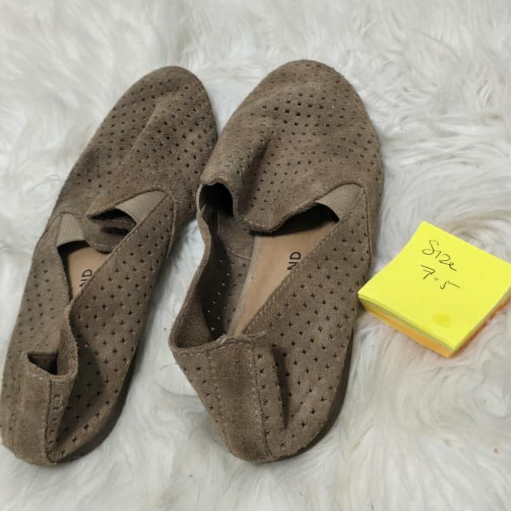 LUCKY BRAND CARTHY Flat Loafers Tan Taupe Women's Size 7.5 ✌️ - Picture 7 of 7